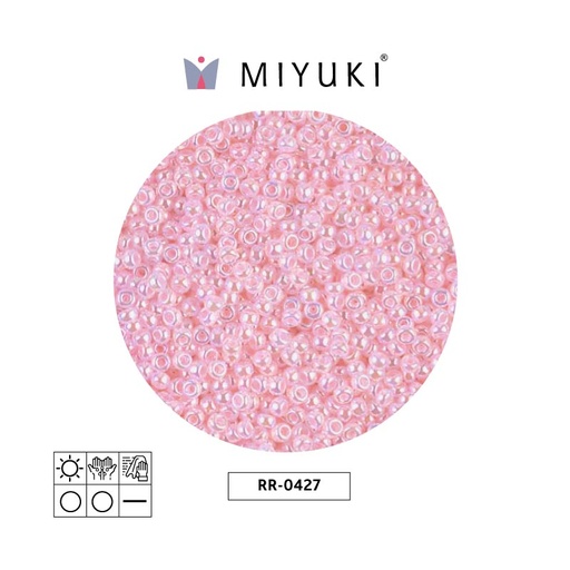 [05234] Mostacilla Miyuki rocalla 11/0 RR0427 opaque baby pink luster x 250g