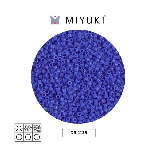 [00210] Miyuki delica 11/0 DB1138 opaque cyan blue x 50gr