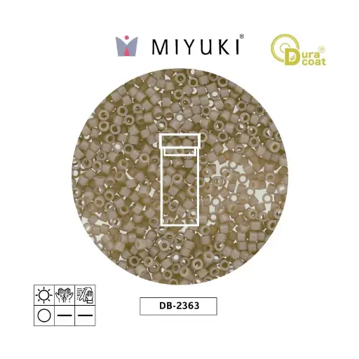 [07004] Miyuki delica 11/0 DB2363 duraco op ant white x 3g