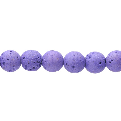 [05769] Sarta redonda 8mm volcano morado x 47 unds