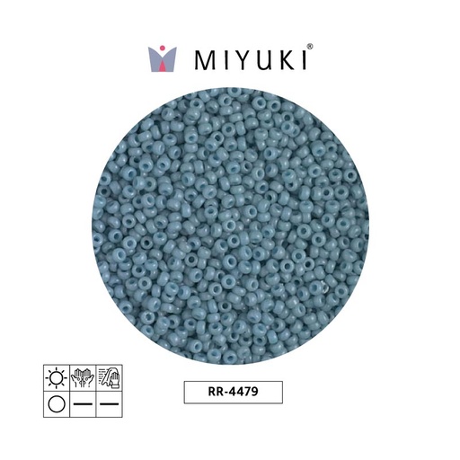 [09225] Mostacilla Miyuki rocalla 11/0 RR4479 moody blue x 250g