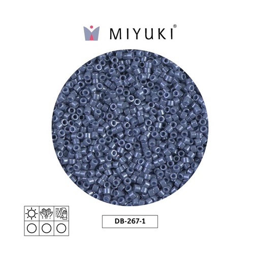 [04065] Miyuki delica 11/0 DB0267-1 op blueberry luste x 50g