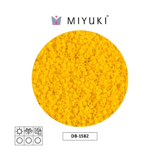 [00243] Miyuki delica 11/0 DB1582 matte opaque canary x 50g