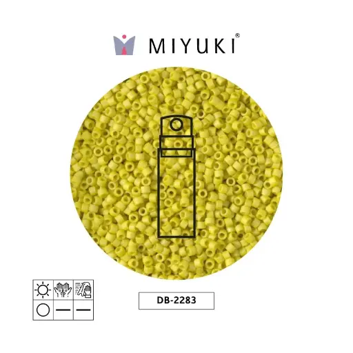 [08332] Miyuki delica 11/0 DB2283 op glazed citron x 10g