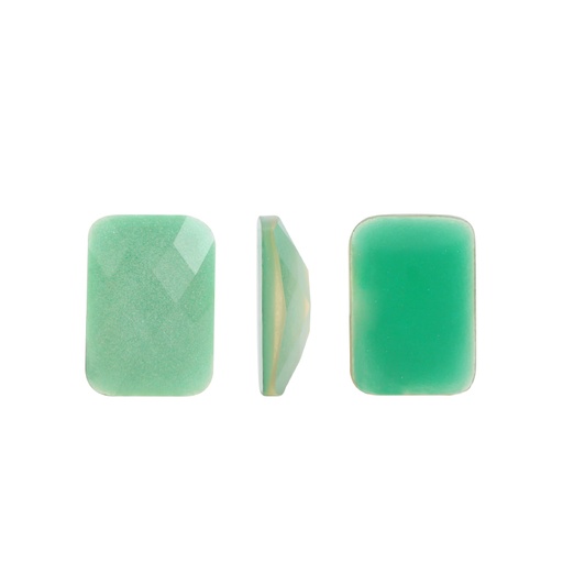 [02967] Acrilico rectangular sin foil 10x14mm aquamarine 9 x und