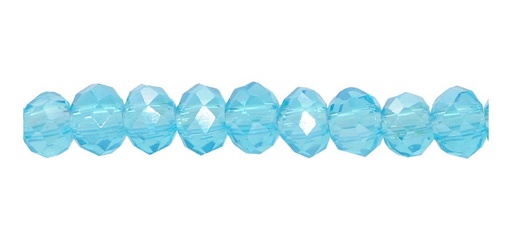 [05456] Murano rondela facetada 2mm aquamarine 14AB x 197unds