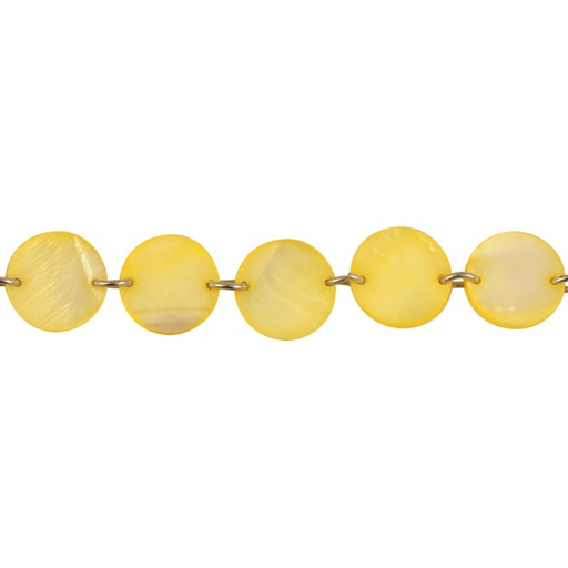 [07538] Sarta Madre perla RR 20x20mm S42 yellow sar