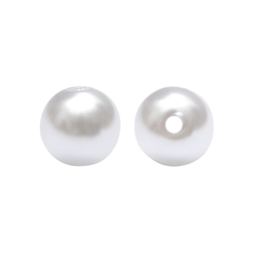 [06729] Perla sintetica redonda 8mm white A-01 x und