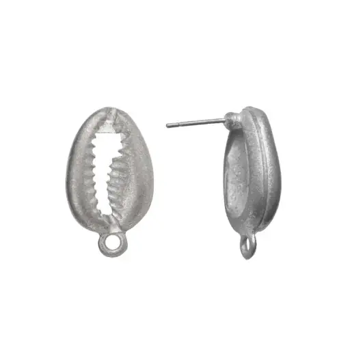 [09189] Topo caracol 23x13mm/NQ x 10unds