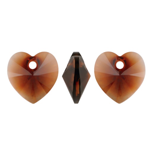 [01762] 6228 swarovski corazon topaz blend 10.3x10mm x und