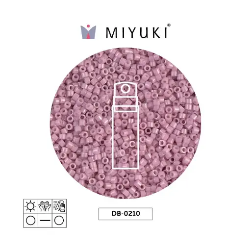 [22021] Miyuki delica 11/0 DB0210 opaque antique rose luster x 10g