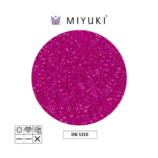 [18029] Miyuki delica 11/0 DB1310 transparent fuchsia x 50gr