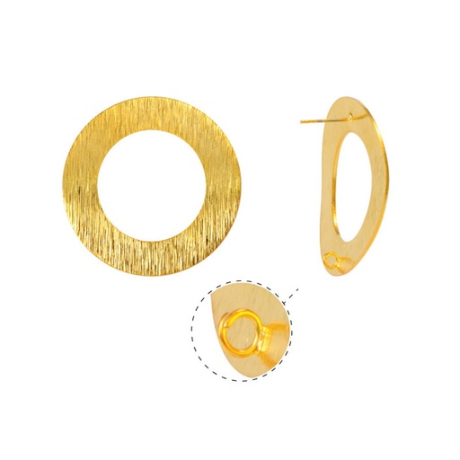 [01459] Aretes aro 39mm/Golfi x par