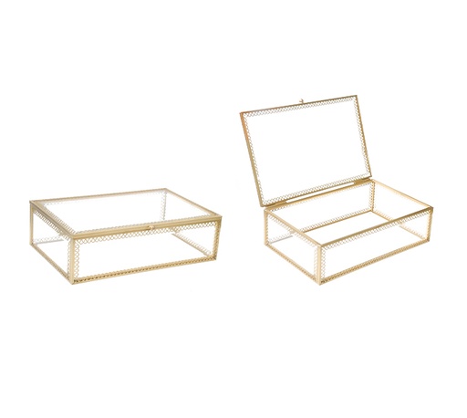 [10230] Exhibidor caja cristal BS-12 19x12.5x5.5cm x und