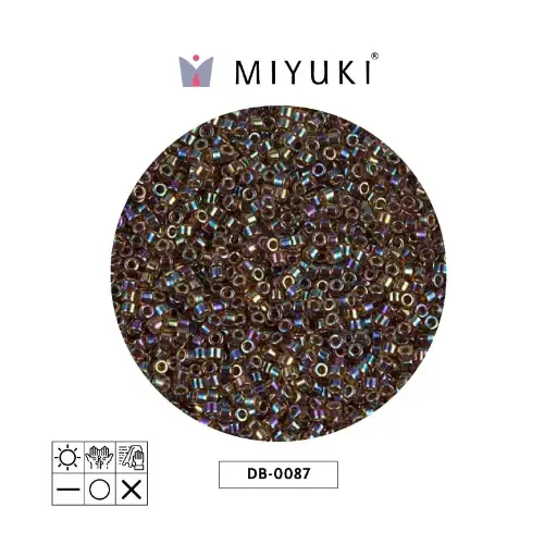 [26512] Miyuki delica 11/0 DB0087 beer light topaz x 50gr