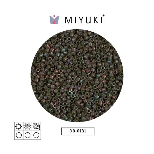 [27822] Miyuki delica 11/0 DB0131 op olive luster x 50g