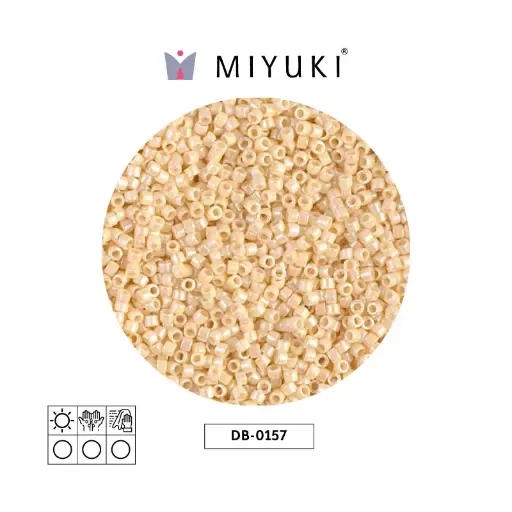 [13167] Miyuki delica 11/0 DB0157 opaque cream AB x 50g