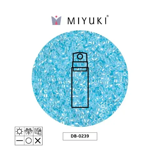 [09417] Miyuki delica 11/0 DB0239 light agua ceylon x 10g