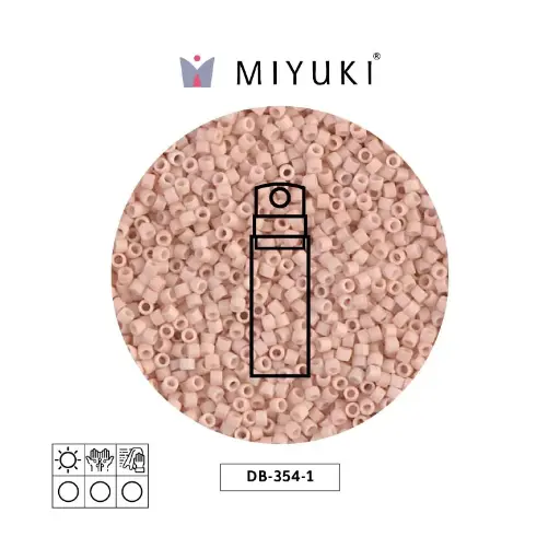 [20044] Miyuki delica 11/0 DB0354-1 matte opaque blush x 10g