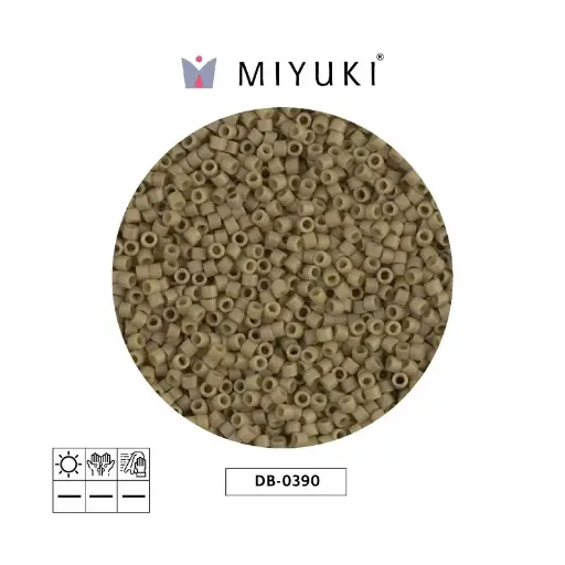 [27353] Miyuki delica 11/0 DB0390 opaque green tea satin x 50g