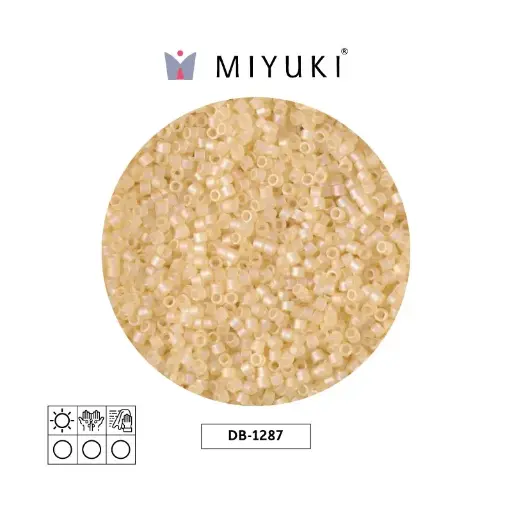 [02651] Miyuki delica 11/0 DB1287 light straw luster matte x 50g