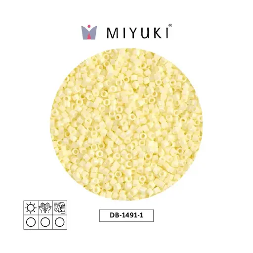 [29433] Miyuki delica 11/0 DB1491-1 opaque pale yellow x 50g