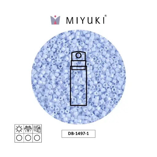 [15326] Miyuki delica 11/0 DB1497-1 opaque light sky blue x 10g