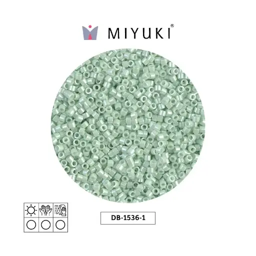 [08493] Miyuki delica 11/0 DB1536-1 lt mint ceylon x 50g