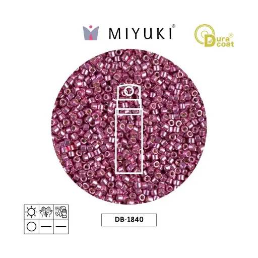 [23189] Miyuki delica 11/0 DB1840 galvanized hot pink x 10g