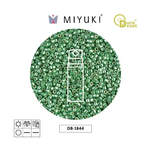 [23258] Miyuki delica 11/0 DB1844 galvanized mint x 10g