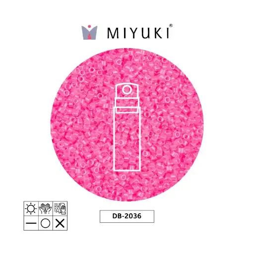 [10628] Miyuki delica 11/0 DB2036 neo cotton candy x 10g