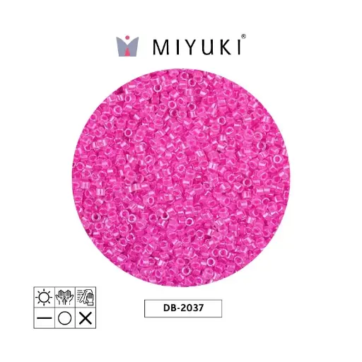 [29662] Miyuki delica 11/0 DB2037 neon hot magenta x 50g