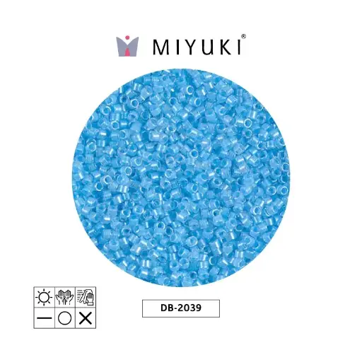 [32208] Miyuki delica 11/0 DB2039 neon ocean blue x 50g