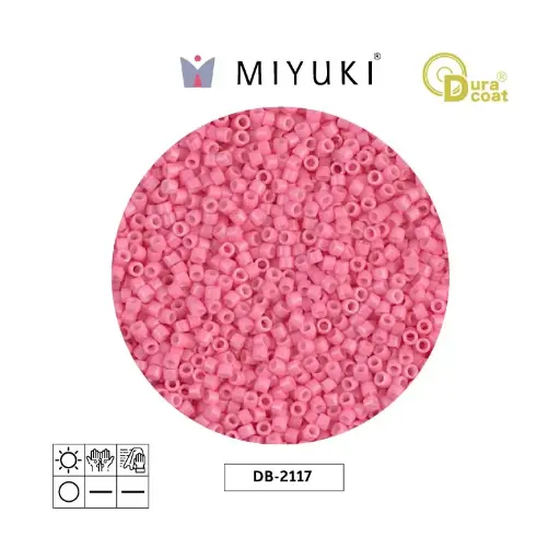 [07893] Miyuki delica 11/0 DB2117 opaque carnation x 50g