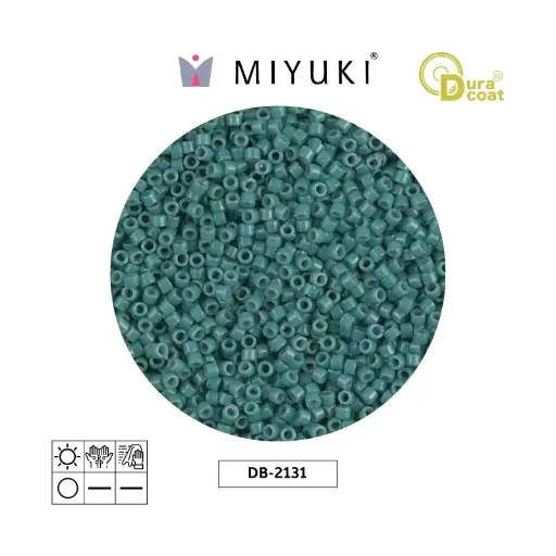 [31681] Miyuki delica 11/0 DB2131 opaque eucalyptus duracoat x 50g