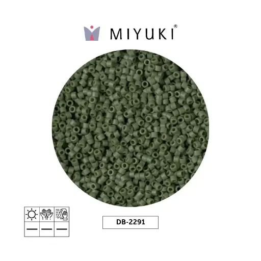 [02897] Miyuki delica 11/0 DB2291 glazed avocado opaque x 50g