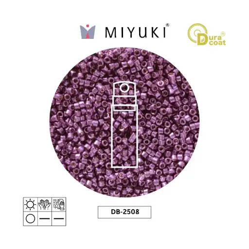 [22013] Miyuki delica 11/0 DB2508 duracoat galvanized purple orchid x 10g