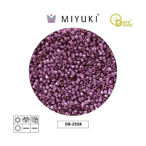 [21921] Miyuki delica 11/0 DB2508 duracoat galvanized purple orchid x 50g