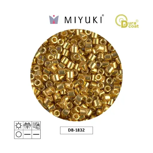 [26530] Miyuki delica 8/0 DBL1832 galvanized gold x 50g