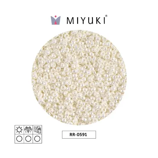 [27050] Mostacilla Miyuki rocalla 11/0 RR0591 ivory pearl ceylon x 250g