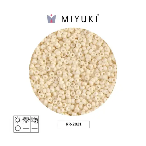 [27055] Mostacilla Miyuki rocalla 11/0 RR2021 matte opaque cream x 250g