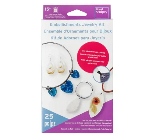 [08071] Liquid Sculpey Embellishment Jewelry Kit