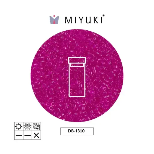 [24604] Miyuki delica 11/0 DB1310 transparent fuchsia x 3g