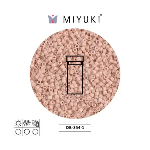 [10098] Miyuki delica 11/0 DB0354-1 matte opaque blush x 3g