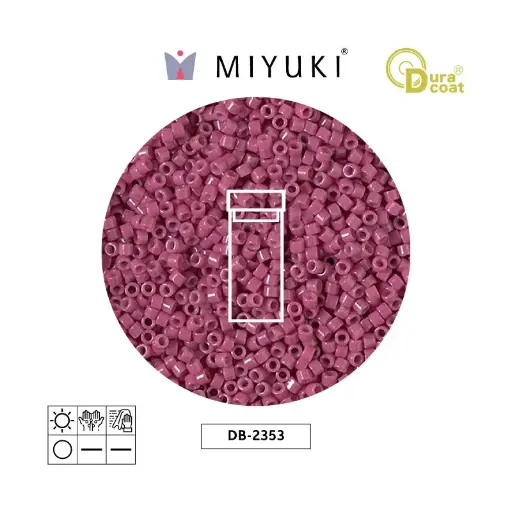 [22396] Miyuki delica 11/0 DB2353 opaque cherry blossom duracoat x 3g