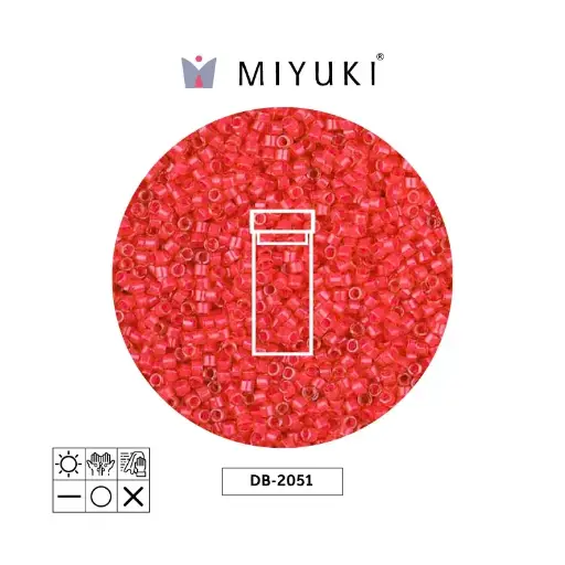 [29831] Miyuki delica 11/0 DB2051 neon poppy red x 3g