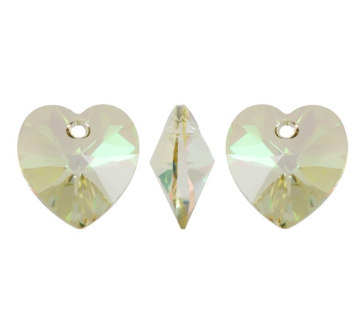 [28166] 6228 swarovski corazon crystal luminous green 18.0x17.5mm x und