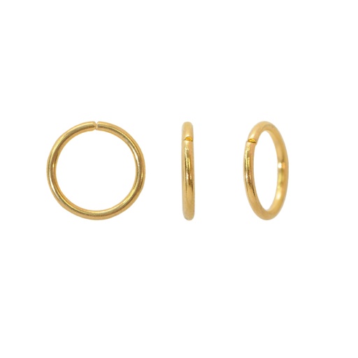 [21566] Argolla 3/8 oro 12.5 mm x und