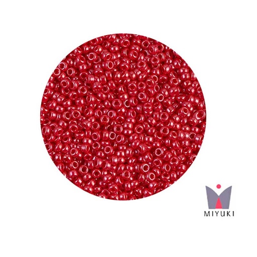 [05164] Mostacilla Miyuki rocalla 11/0 RR0426 opaque red luster x 250g