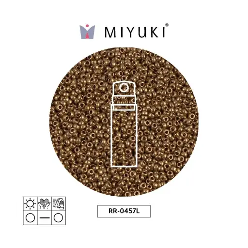 [22643] Mostacilla Miyuki rocalla 15/0 RR0457L met light bronze x 25g